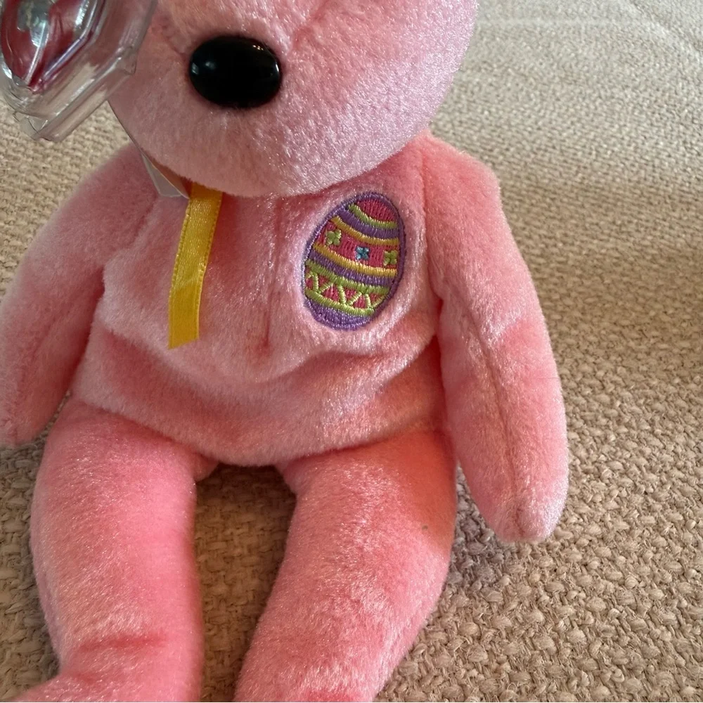 Ty Pink Easter Bear Plush Duo‎